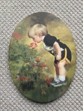 Donald Zolan "Grandma's Garden" Plate, Pemberton & Oakes 1992, A2232